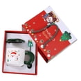thumbnail image 4 of Lipstore Christmas Mug Set Water Container Milk Mug Tea Cup Cute with Lid Spoon Xmas Gift Green Santa Claus, 4 of 8