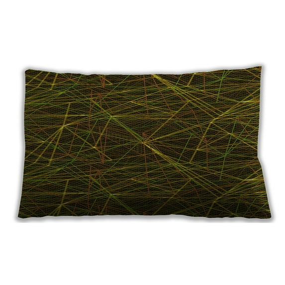 Ahgly Company Outdoor Rectangular Contemporary Lumbar Throw Pillow, 13 inch by 19 inch