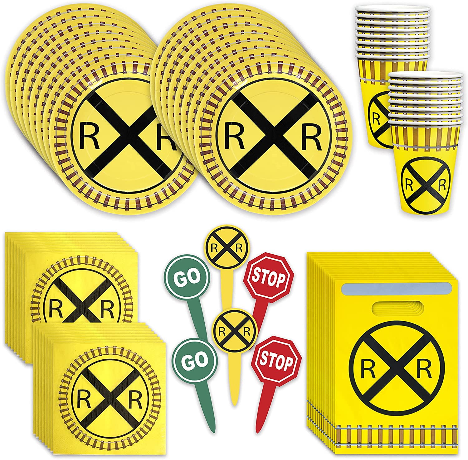 Havercamp Entenjagd-Motiv Party-Set Für 16 Personen – Inkl. Teller, Becher, Servietten, Einladungen & 45,7 Cm Mylar-Ballon