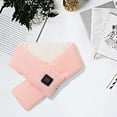 thumbnail image 2 of Clearance! Rechargeable Heated Scarf Smart Electric Heating Scarf for Women Usb Charging Winter Down Cloth Warm Neck Pad 5 Seconds Fast Heat Lasting 55掳C 41.34in, 2 of 5