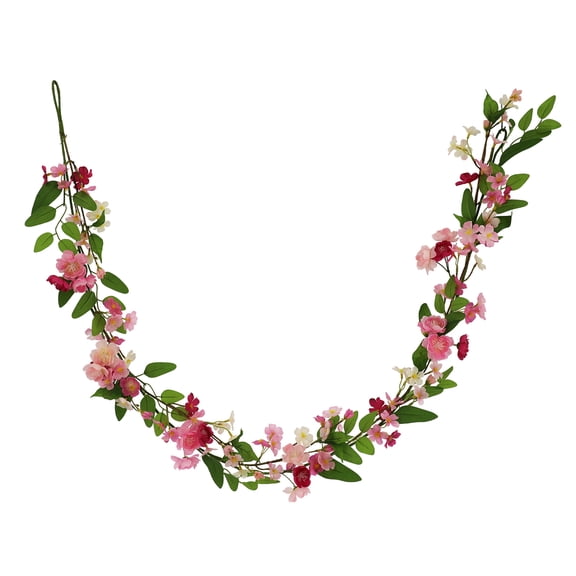6ft. Pink Cherry Blossom Garland by Ashland - Spring Floral for Crafting and Home Decor