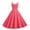 Red, variant on 50s Retro Spaghetti Strap Dresses for Women Vintage Sleeveless Polka Dot Printed Party Dress Loose Comfortable Stylish Birthday Dresses 2026 Spring Summer Clothing Yellow XL