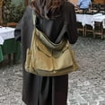thumbnail image 5 of Canvas Shoulder Tote Bag with Multiple Pockets，Large Hobo Crossbody Bag for Women and Men…, 5 of 14