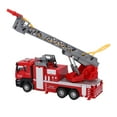 thumbnail image 1 of Modèle de Camion de Pompier à Échelle 1:50, Camion de Pompier à Échelle Rotation 180° pour Intérieur pour Maison pour 3+, 1 of 8