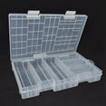 thumbnail image 2 of Battery Holder Tools Dustproof Organizer Transparent Plastic Case Storage Box, 2 of 5