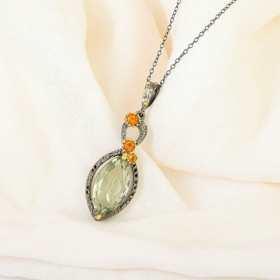 Green Amethyst Lightweight Pendants
