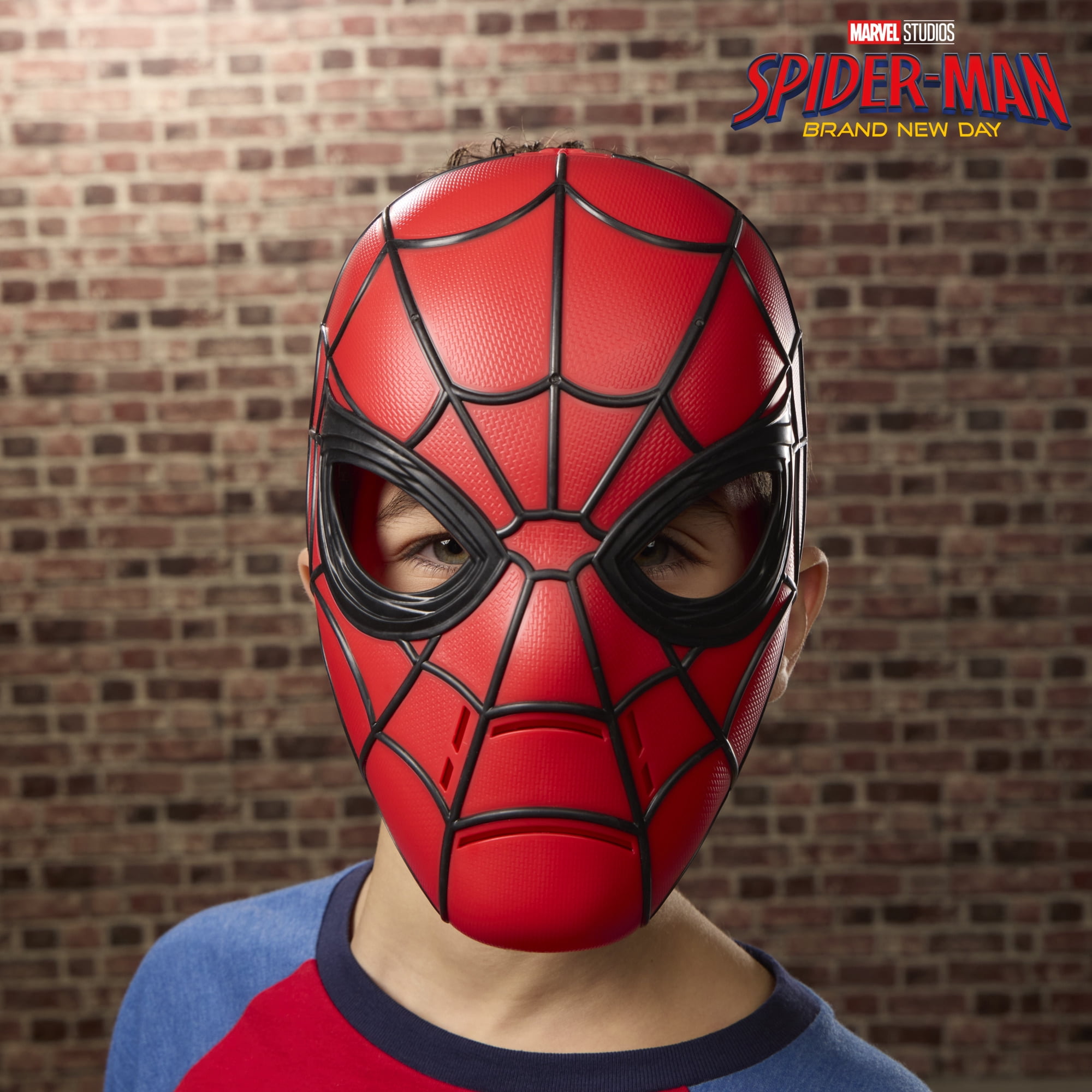 Spider-Man Marvel Studios Brand New Day Costume Mask, Super Hero Toys for Kids, 5+