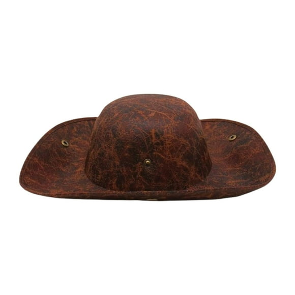 Bunblic Chapeau de Pirate Chapeau Tricycle Décor pour Hommes Femmes pour Jeu de Rôle Carnavals Fête à Thème Brun