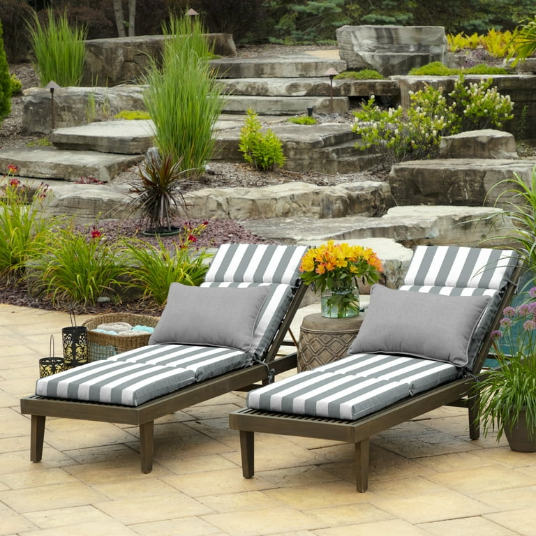 Arden Selections Weather Resistant Outdoor Chaise Lounge Arden Selections Weather Resistant Outdoor Chaise Lounge