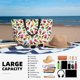 thumbnail image 5 of Fotbe Ice Cream Popsicles Bolsa de Viaje para Playa - Resistente al Agua, Bolsa Tote de Gran Capacidad y Ligera con 7 Bolsillos para Mujeres y Hombres, 5 of 7