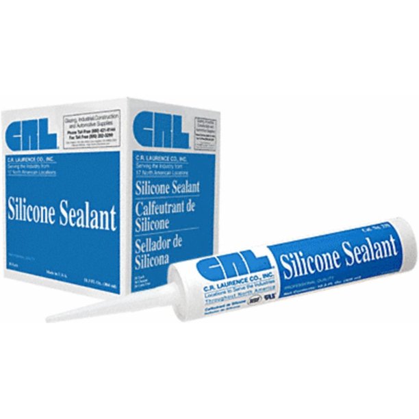33S Mildew Resistant Clear Silicone Sealant by CR Laurence By CRL
