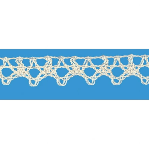 NATURAL 5/8 INCH CLUNY LACE EDGE