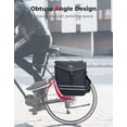 thumbnail image 4 of Alforjas para bicicleta KEMIMOTO, 40 L, para portaequipajes trasero, impermeable, color negro, 4 of 9