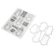 thumbnail image 2 of Sellos transparentes reutilizables, de material saludable, con patrón único y de amplia aplicación para proyectos de manualidades., 2 of 14