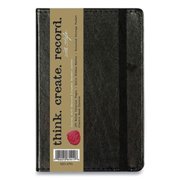 Angle View: C.r. Gibson MJ3-4791 Bonded Leather Journal, Black Cover, 3.56 X 5.5, 192 Ivory Pages
