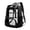 czb# Black203, variant on CUZIBR Clear Backpack Heavy Duty Transparent See Through Rucksack With Double Front Zipper Compartments Padded Adjustable Straps Side For Concert Sports Game Travel School