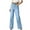Light Blue, variant on Women's Wide Leg Jeans Casual High Waisted Stretch Denim Pants Trendy Baggy Straight Leg Jean Pant with Pockets