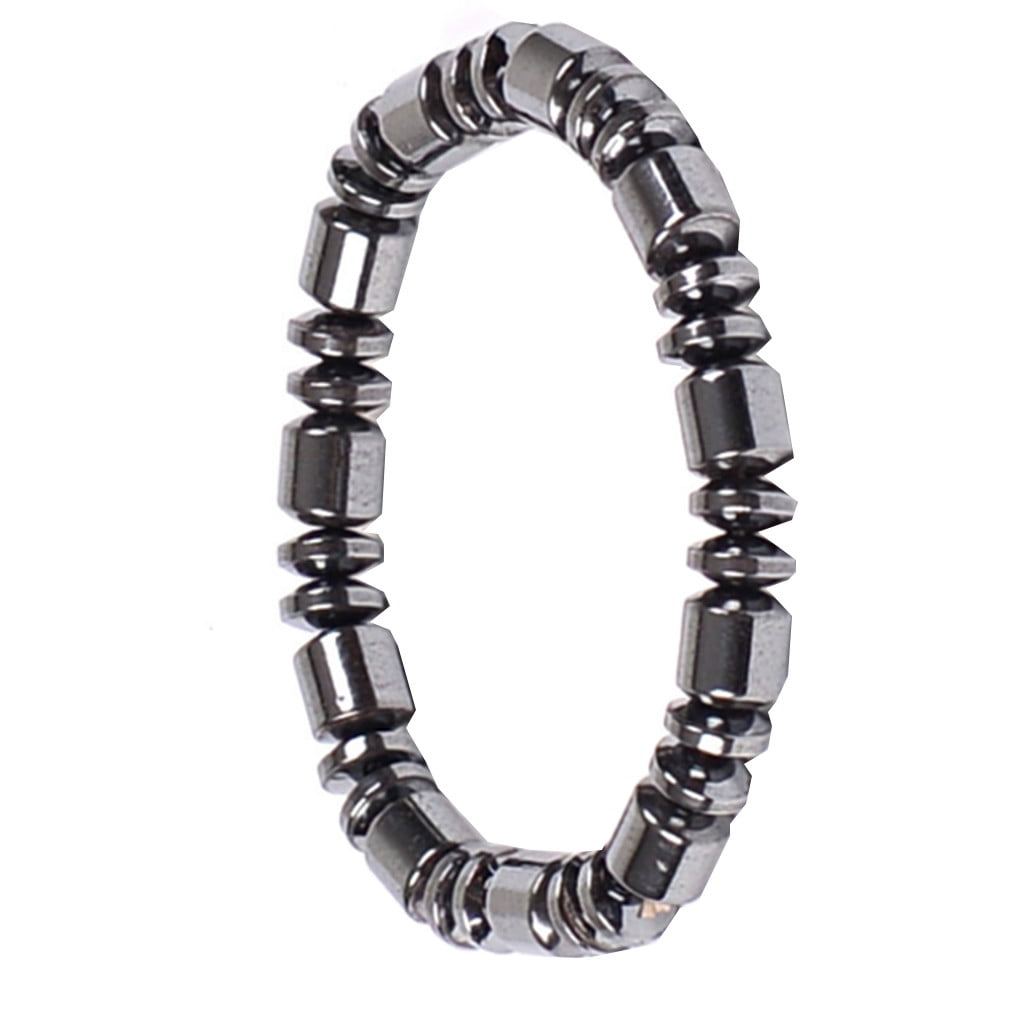 Bracelet Perles Hématite Mate Sur Mesure - Homme Ou Femme, Fait Main, Sans Fermoir