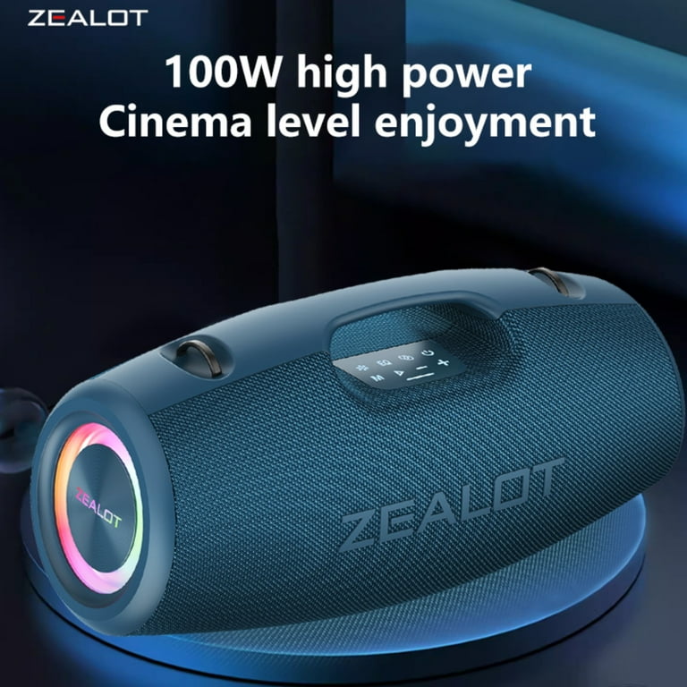 ZEALOT S78, Outdoor Speaker Bluetooth Waterproof, 100W Sound