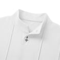 thumbnail image 6 of hoksml Men's Short Sleeve Collared T-Shirt, Vertical Seam Relaxed Fit Soft Top with Stand Mandarin Collar for Business Golf Daily Outdoor Casual Wear, 6 of 6