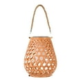 thumbnail image 2 of Ycandiee Hanging Solar Lantern, Outdoor Hanging Lights Solar Lanterns, Outdoor Bamboo Lantern Decorations for Patio Garden Yard Porch, 2 of 7