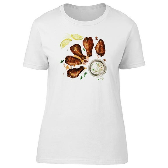 Chicken Wings With Cream T-Shirt Men -Image by Shutterstock, Male XX-Large