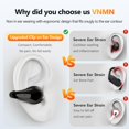 thumbnail image 3 of Auriculares inalámbricos VNMN Open Ear Clip Bluetooth 5.3 36H Playtime, 3 of 6
