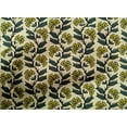 thumbnail image 4 of oneOone Cotton Poplin Fabric Leaves & Floral Block Print Fabric BTY 56 Inch Wide, 4 of 4