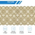 thumbnail image 4 of Unique Bargains Lace Ribbon 10 Yards 7 Inch Lace Flower Trim for Craft Headbands Wedding Beige, 4 of 5
