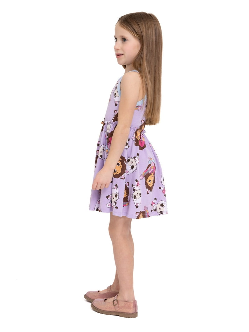 Gabby's Dollhouse Toddler Girls Tank Dress, Sizes 12M-5T - Walmart.com Gabby's Dollhouse Toddler Girls Tank Dress, Sizes 12M-5T - Walmart.com