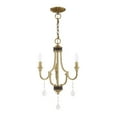 thumbnail image 6 of Livex Lighting - Glendale - 3 Light Mini Chandelier in New Traditional Style -, 6 of 10