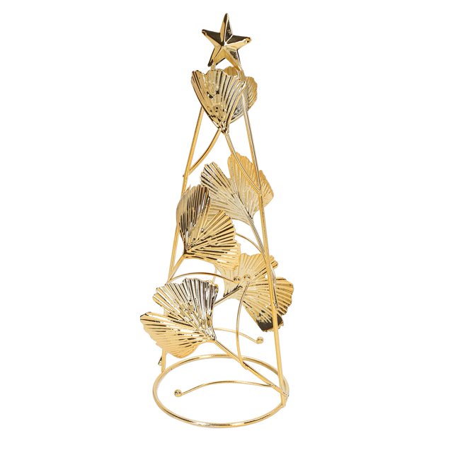 Christmas Tree Candlesticks, Xmas Tree Candlesticks Small Round Cup Candleholder Exquisite Romantic Gold For Office For Candles