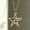 XL1094 Gold, variant on Retro Five-pointed Star Necklace Hollow Stars Simple Sweater Chain