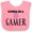 Pink and White, variant on Inktastic Gonna Be a Gamer Girls Baby Bib