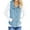 Blue, variant on Womens Casual Quilted Puffer Vest Lightweight Zip Up Drawstring Jacket Outerwear with Pockets
