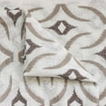 thumbnail image 6 of Fabric Mart Direct Off White Sheer Fabric By The Yard, 54 inches or 137 cm width, 16 Continuous Yards White Sheer Fabric, Geometric Embroidered, Upholstery Drapery Curtain Wholesale Fabric, 6 of 8