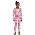 thumbnail image 2 of L.O.L. Surprise! Girls Snug Fit Long Sleeve Top and Pants, 2-Piece Pajama Set, Sizes 4-10, 2 of 5