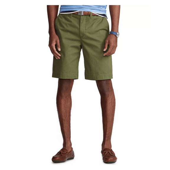 Polo Ralph Lauren Men's, 10-Inch Relaxed Fit Chino Short, Olive, 33
