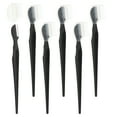 thumbnail image 1 of Unique Bargains 6pcs Eyebrow Razor for Women Facial Razor Stainless Steel Eyebrow Trimmer with Small Eyebrow Comb Black, 1 of 7