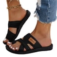 thumbnail image 3 of Norvail Womens Hollow Mesh Orthopedic Slide Sandals, Wide Foot Sandals for Women Dressy, Breathable Comfortable Summer Beach Walking Shoes for Vacation Casual, 3 of 5