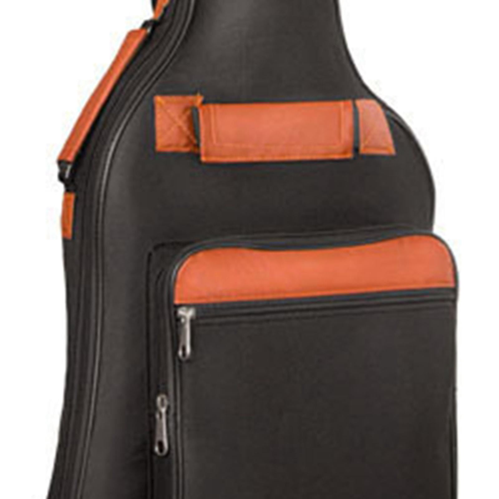 LeeQinersw Electric Guitar Bag Backpack Acoustic Guitar Case Oxford Cloth Waterproof Bass