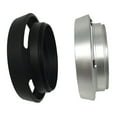 thumbnail image 3 of lanema Elegant Black Silver Lens Shade with Intricate Cut-outs 37 40.5 43 46 49 52mm, 3 of 11