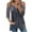 A-Gray, variant on Women Tank Tops 2025, Summer Casual T-Shirts, Loose Kink Front Gathered V-Neck Hollow Out Blouse Tops, Sleeveless Hollow Out Pullover Shirts Beach Coverup for Women