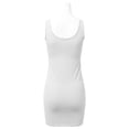 thumbnail image 2 of Women's Basic Scoop Neck Sleeveless Bodycon Mini Tank Dress, 2 of 3