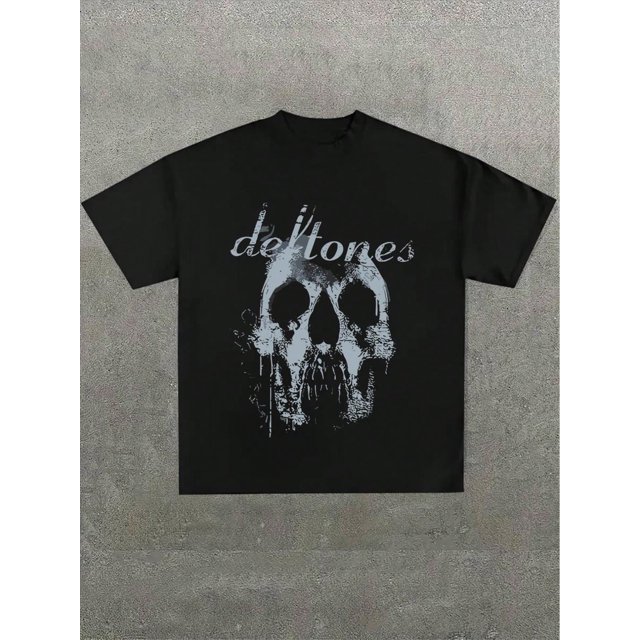 kull and 'defton es' Band Tribute Printed Casual Soft Short Sleeve Pure Cotton 220gsm T - Shirt