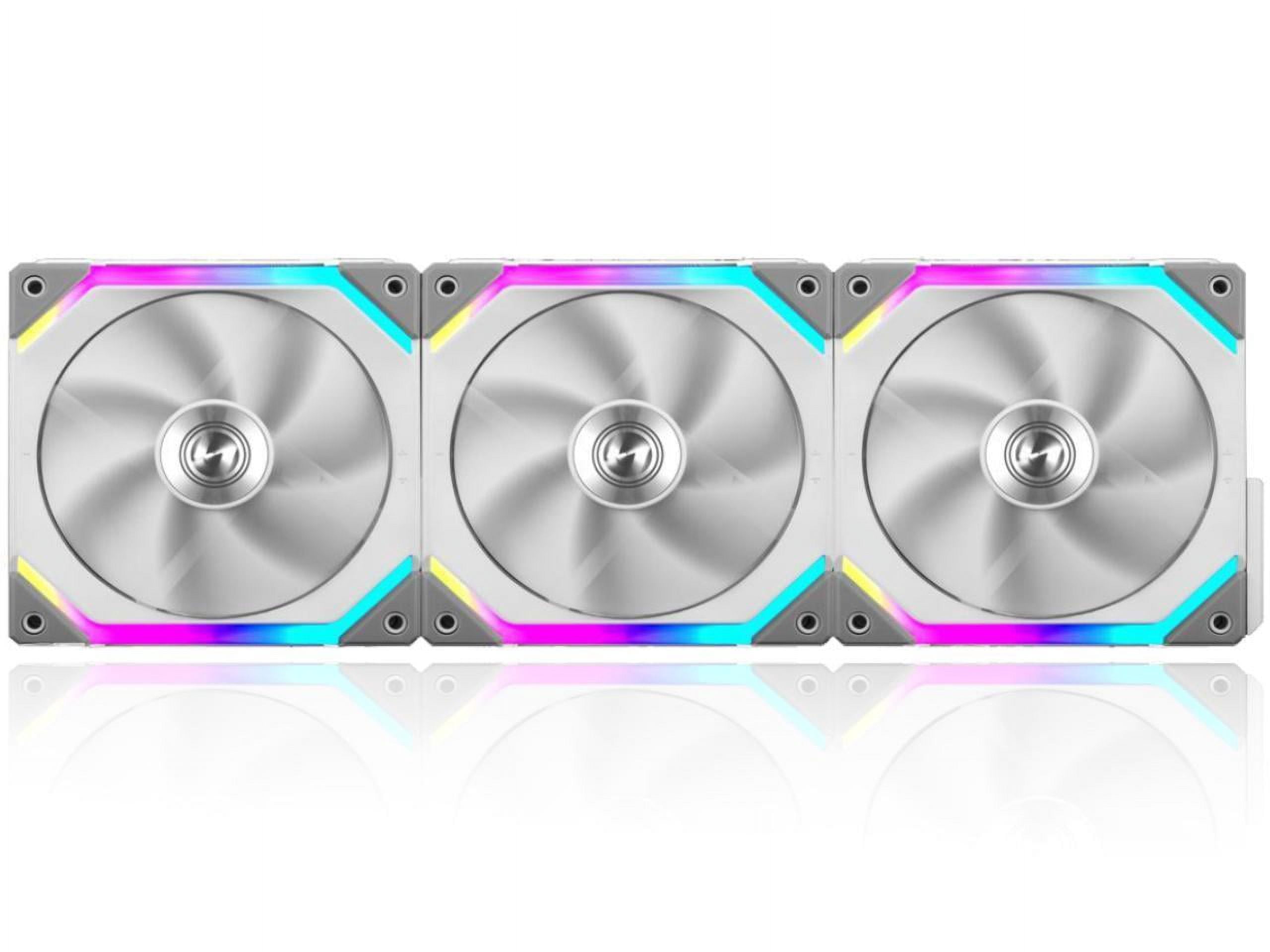 Lian Li UNI Fan SL120 3 Pack White-with Controller and Extension