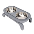 thumbnail image 3 of Suministros para mascotas, cuenco elevado para perros, cuenco para mascotas con altura ajustable, elegante y moderno, 3 of 8