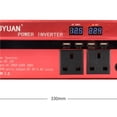 thumbnail image 3 of Riwesomey Inversor de corriente para automóvil de 5000 W LED DC 12V a AC 220V Convertidor de onda sinusoidal simulada con 4 interfaces USB Vehículos, repuestos y accesorios Mis No.2, 3 of 4