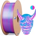 thumbnail image 1 of Multicolor 3D Printer Filament,Dual/Tri Color 1.75mm PLA Silk Shiny Printing Filament,250g(0.55lbs) Fit Most FDM 3D Printer, 1 of 6