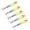 Color No. 03, variant on NANMELX 5Pcs Luminously Squid Jigs Hook Shrimp Lures Baits Soft Artificial Shrimp Baits with Hook for Fishing Octopuses
